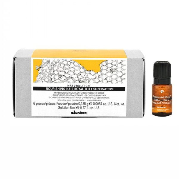 DAVINES Gelée Royale Superactive Nourrissante pour Cheveux 6*8ML