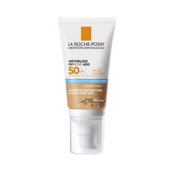 La Roche-Posay ANTHELIOS UVMune 400 Crème Solaire Teintée | peaux sensibles normales à sèches | 50ml