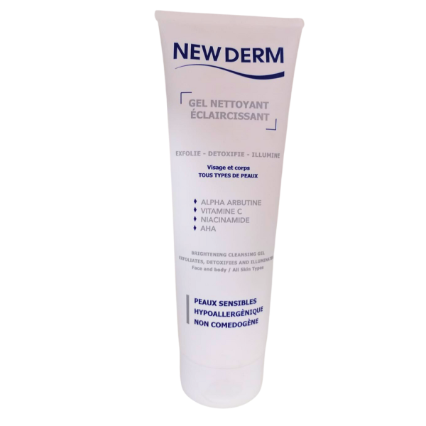 New Derm Gel Nettoyant Eclaircissante 250ml