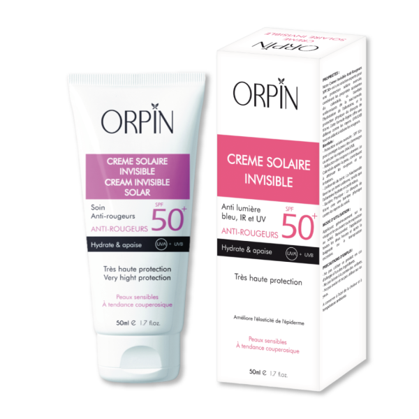 Orpin Ecran Solaire Invisible Anti-Rougeurs spf50+ 50ml