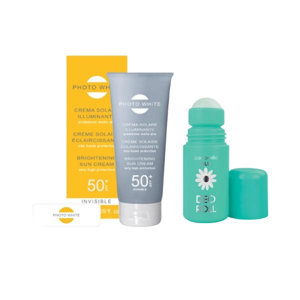 Photowithe Ecran Invisible spf50+ 50ml + Camomilla Blu Deodorant Roll Pack