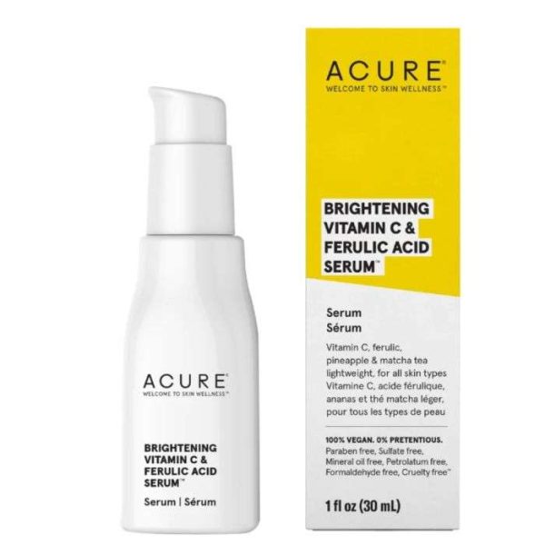 ACURE SERUM ECLAT A LA VITAMINE C ET L'ACIDE FERULIQUE 30 ML